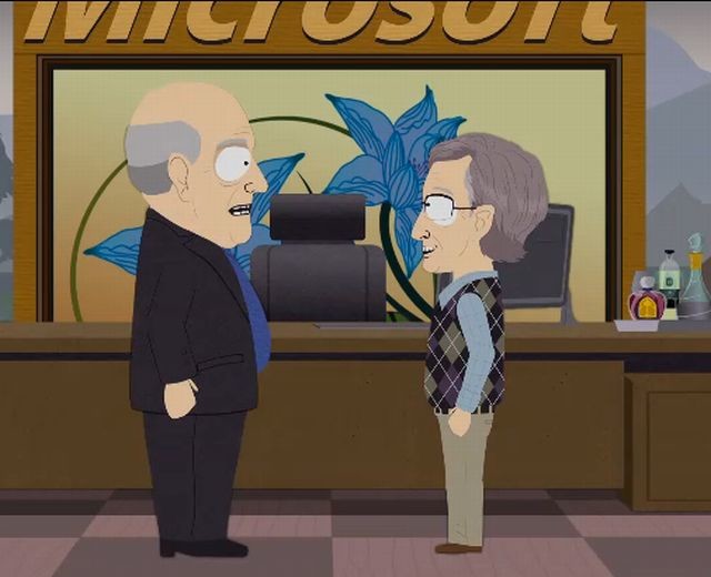 Steve Ballmer e Bill Gates aparecem em South Park