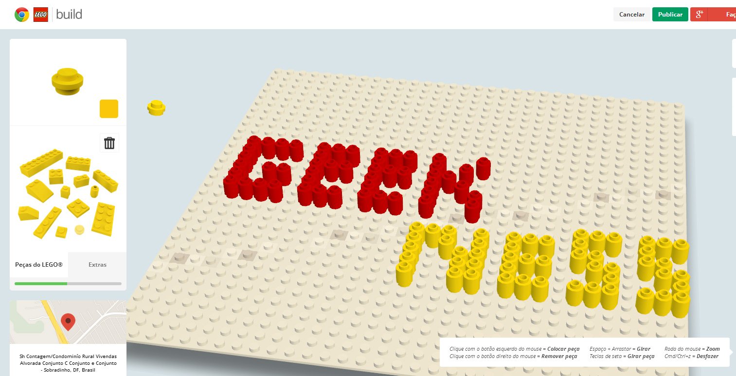 LEGO no Chrome leva brincadeira do mundo real para o virtual