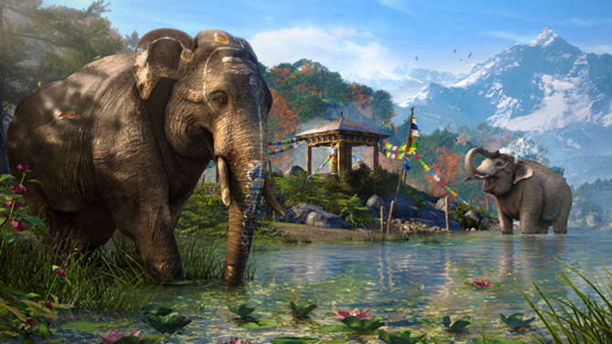 Você pode cortar breques de veículos e colocar C4 em elefantes no Far Cry 4
