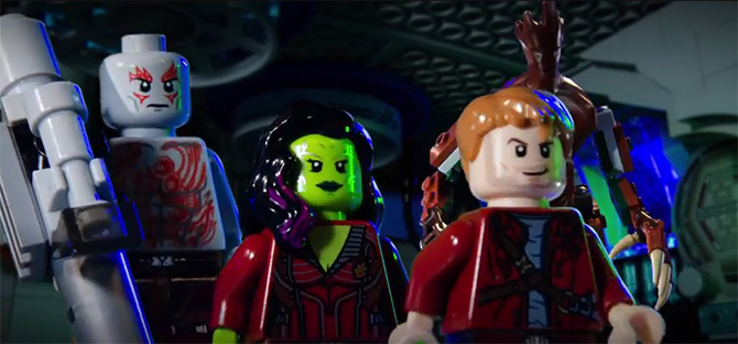 Guardiões da Galáxia ganha comercial feito com LEGO
