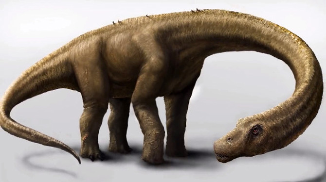 Cientistas encontram fóssil de dinossauro que tinha 59 mil quilos