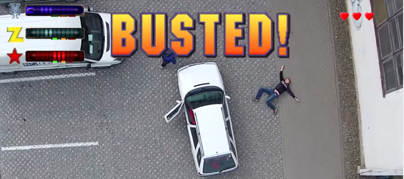Vídeo recria GTA 2 na vida real com uso de drone