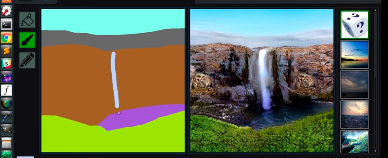 Tecnologia da Nvidia transforma esboços em lindas paisagens