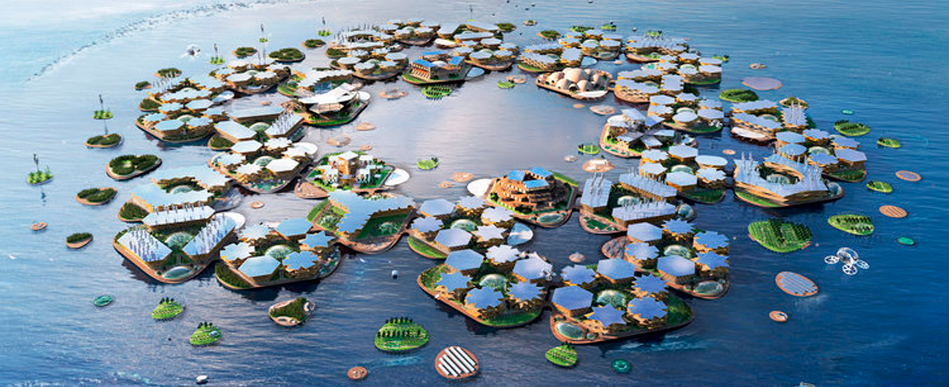 Nações Unidas apresenta projeto real de cidades flutuantes