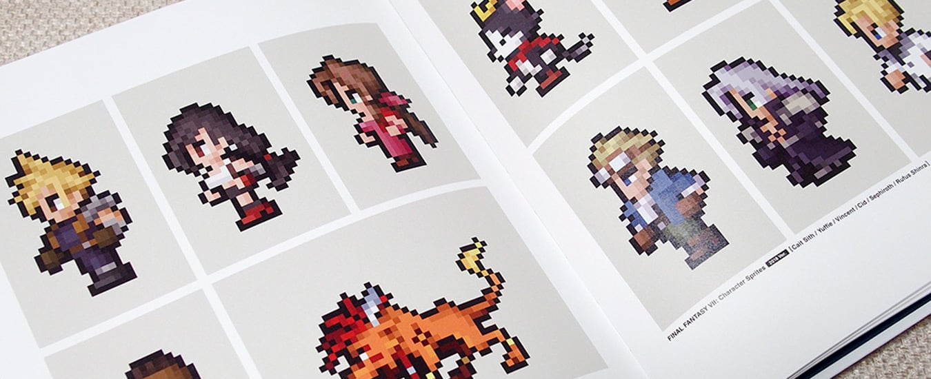 Livro FF DOT detalha a pixel art da série Final Fantasy