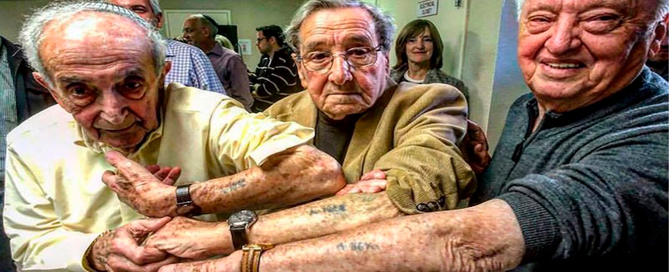Sobreviventes da mesma linha em Auschwitz se encontram 72 anos depois