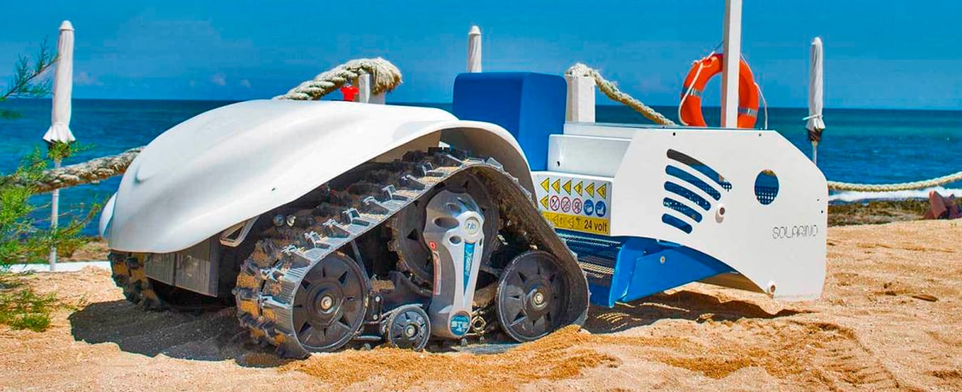 Solarino Beach Cleaner, o robô coletor de lixo de praias