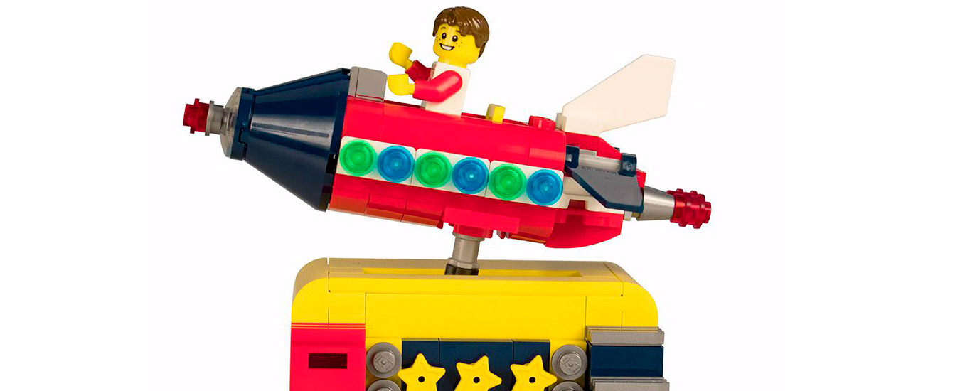 LEGO Space Rocket Ride tem até espaço para depositar moedas