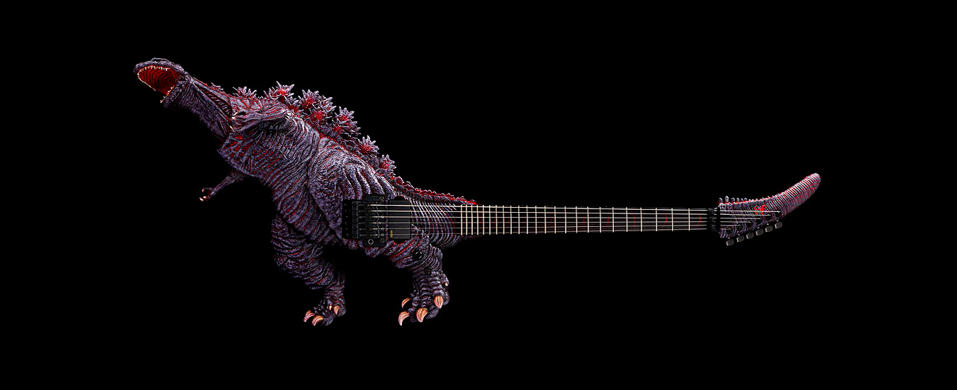 Essa Guitarra Godzilla custa US$ 52 mil