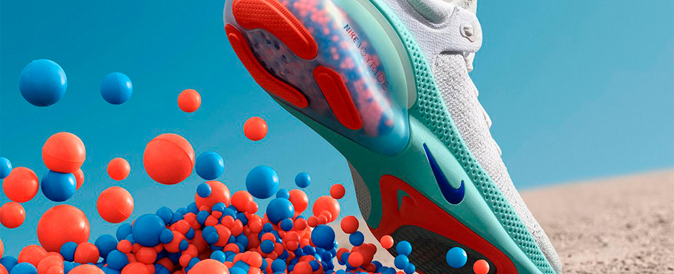 Nike lança tênis com amortecimento de grânulos
