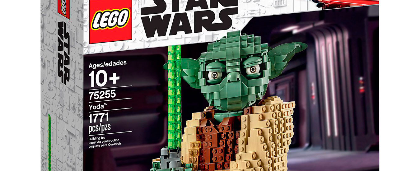 LEGO gigante do Yoda tem 1.771 peças