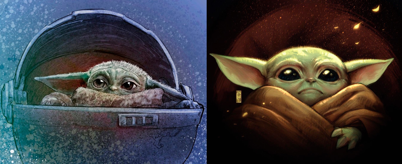 15 fanarts do Baby Yoda provam que ele é a criatura mais fofa da galáxia