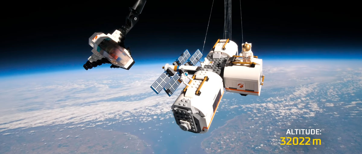 Set de LEGO enviado ao espaço celebra os 40 anos do tema