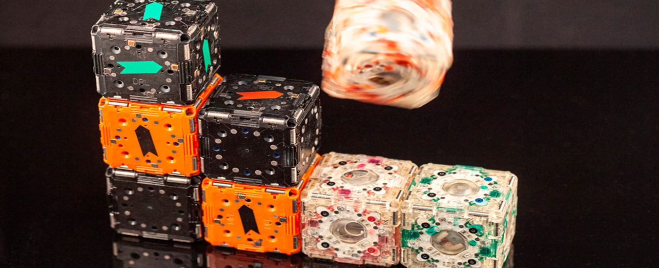 Cubos robóticos modulares criam formas automaticamente