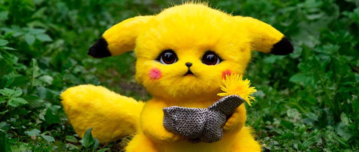 O boneco do Detetive Pikachu que parece de verdade