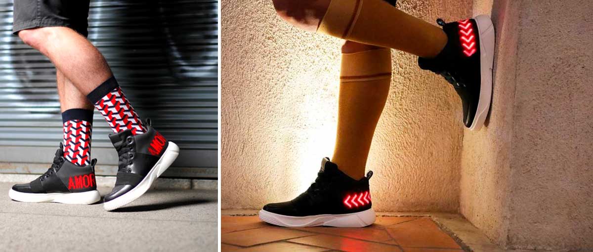 Tênis com LEDs E-Sneakers é a cara do futuro