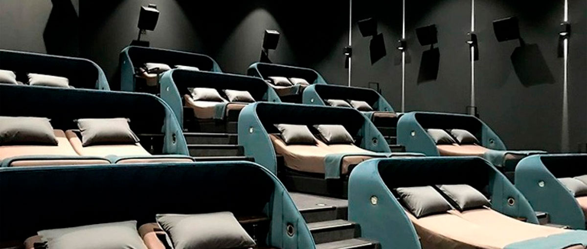Suíça inaugura salas de cinema com camas