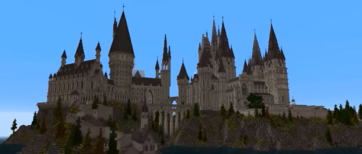 Escola de Hogwarts criada no Minecraft levou sete anos para ser concluída