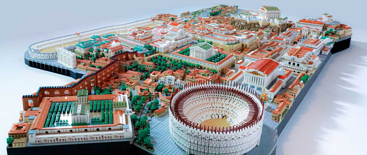 LEGO da Roma Antiga recria a capital do Império