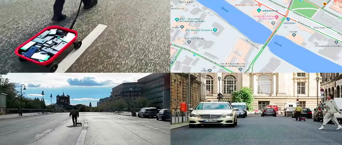 Hack do Google Maps: Homem cria engarrafamento virtual com 99 smartphones
