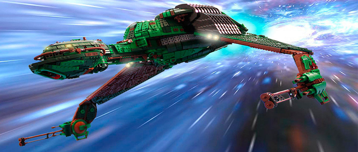 Nave Klingon Bird of Prey de LEGO leva 25 mil peças
