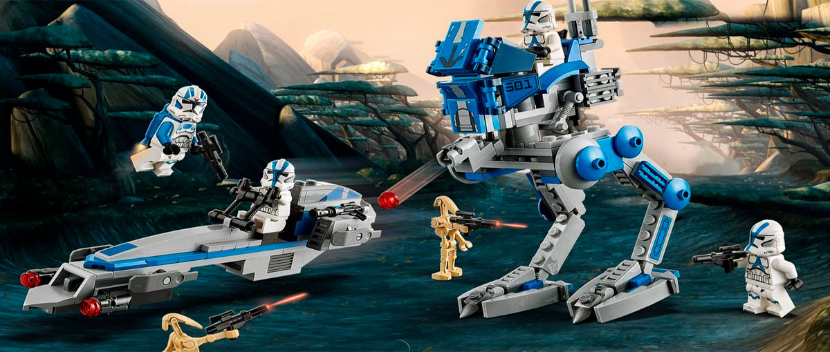 LEGO dos Clone Troopers Legião 501 se torna realidade