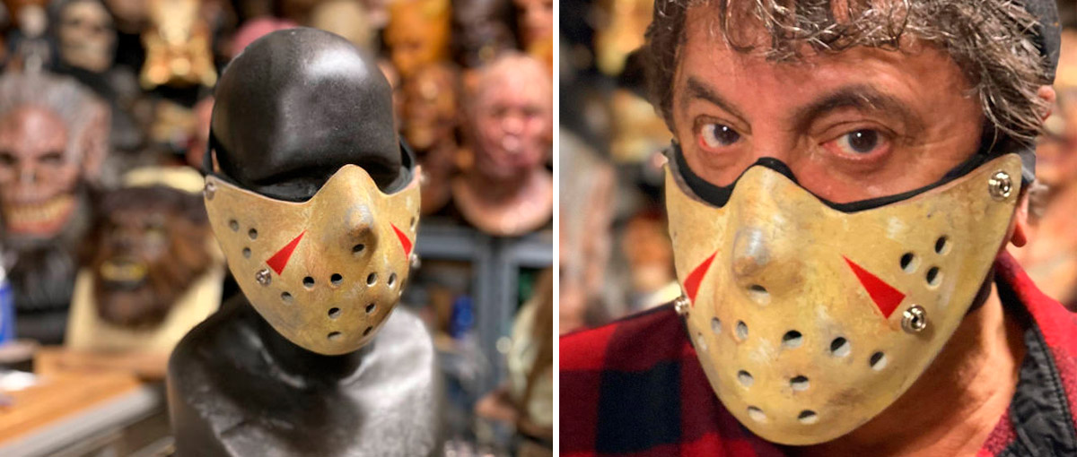 A máscara do Jason para pandemia do COVID-19