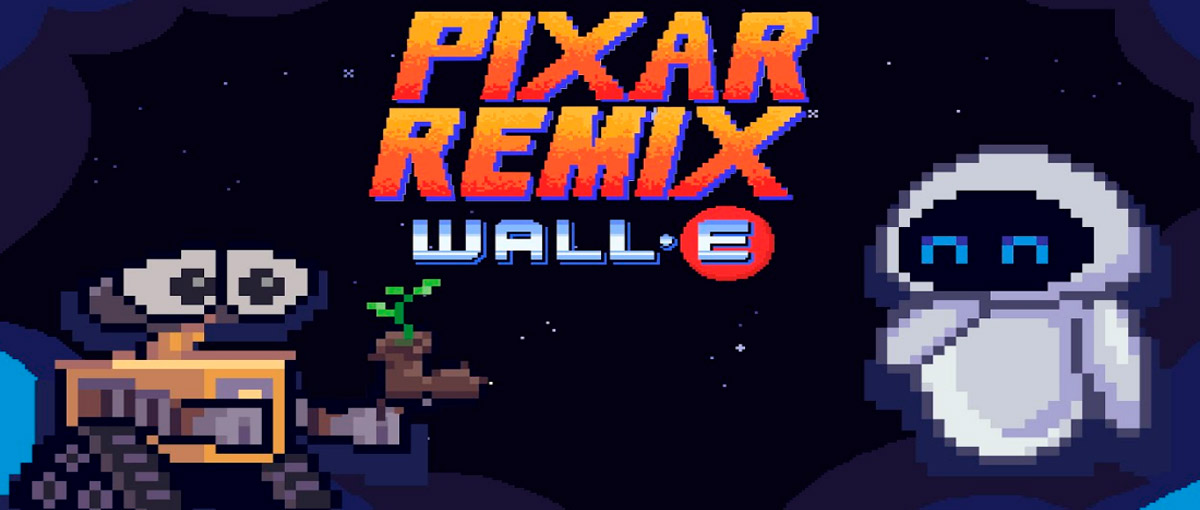 Wall-E 16 bits é o primeiro remix de um projeto da Pixar