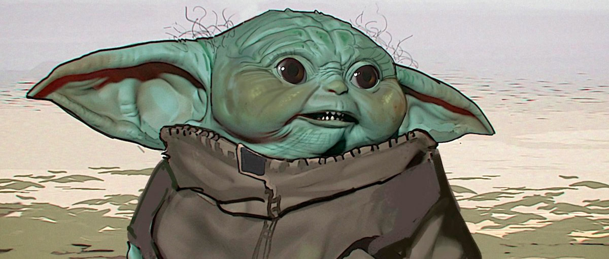 Os conceitos do Baby Yoda criados para a série Mandalorian