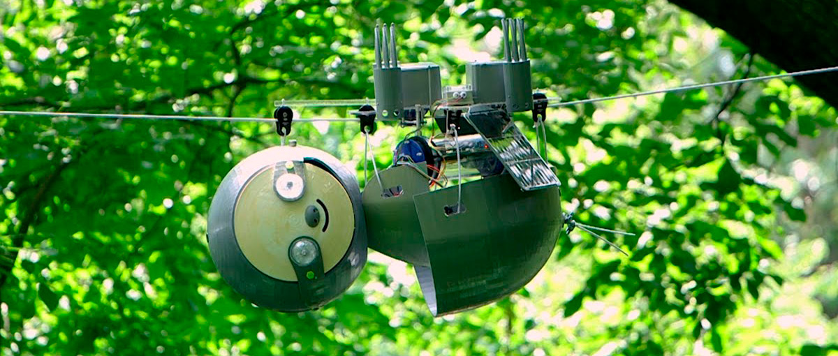 Robô-preguiça, um robozinho de baixa energia para observação