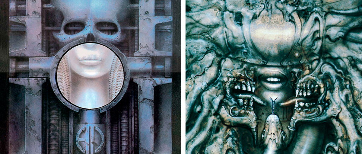 As obscuras e surrealistas capas de álbuns criadas por H.R. Giger