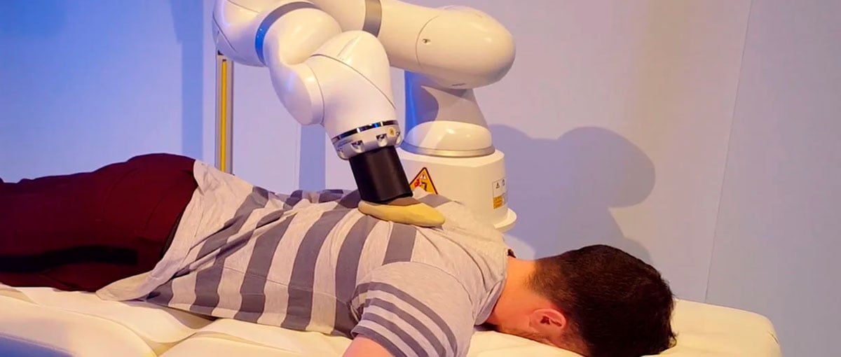 Que tal um robô massageador para aliviar o stress?