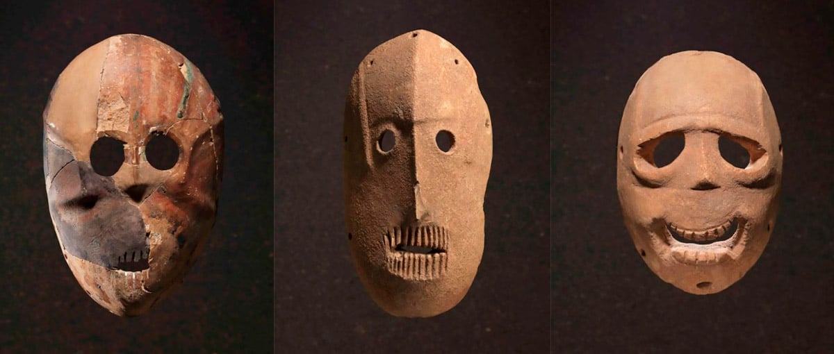 As máscaras mais antigas do mundo têm mais de 9 mil anos