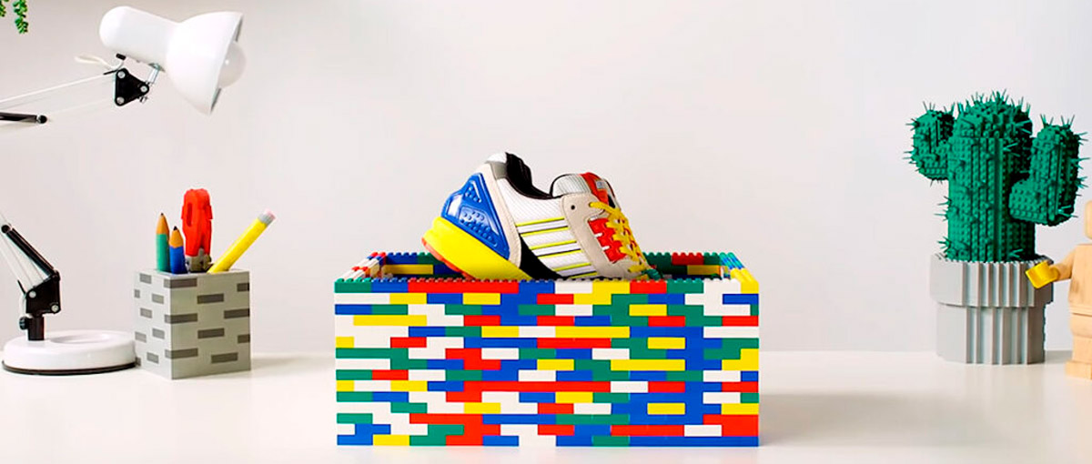 Tênis LEGO da Adidas vem com as cores dos blocos de montar