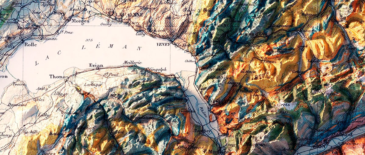 Cartógrafo transforma mapas antigos em 3D