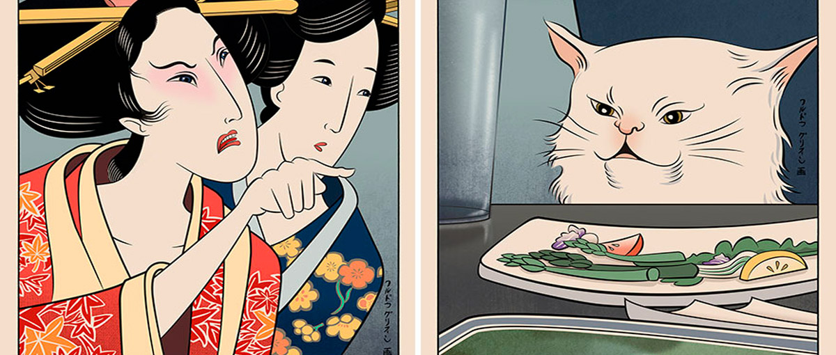 Os memes mais famosos em artes ukiyo-e