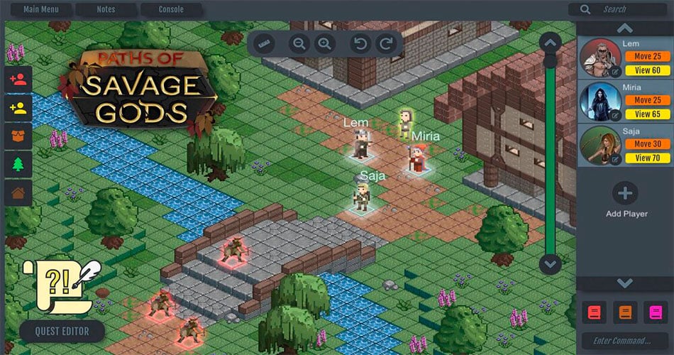 Paths of Savage Gods, um guia digital para mestres do RPG de mesa