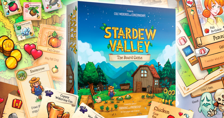Stardew Valley agora é um jogo de tabuleiro!