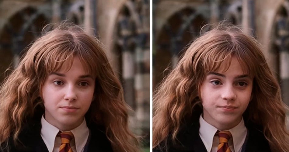 Deepfake transforma Millie Bobby Brown em Hermione