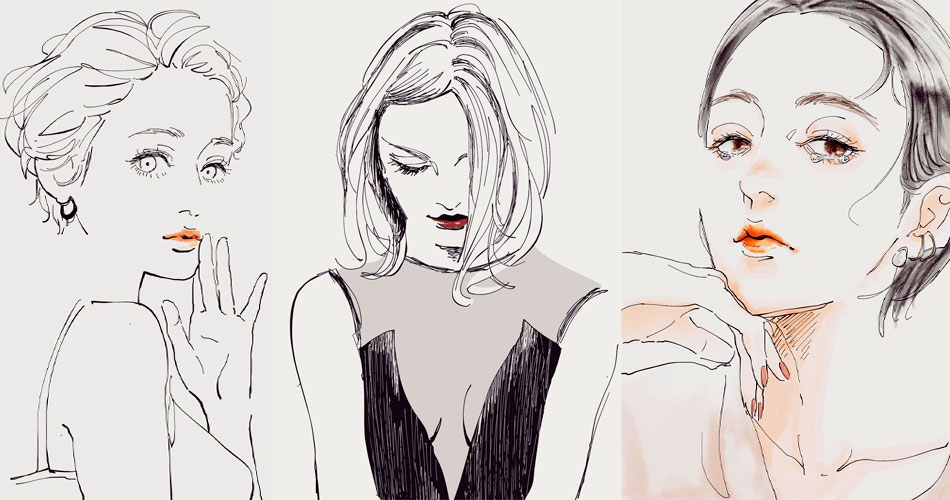 95 minimalistas desenhos de mulheres de cabelo curto
