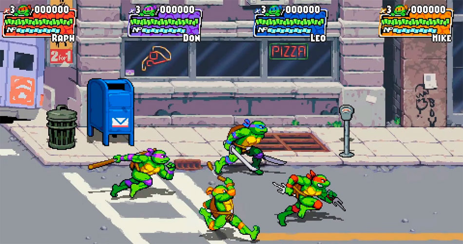Novo game das Tartarugas Ninja lembra os clássicos do fliperama
