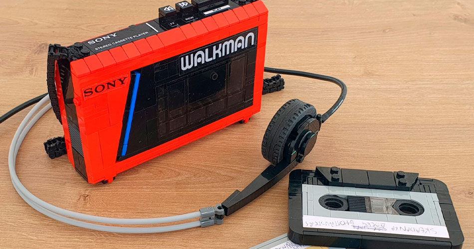 Nostalgia anos 80: Um Walkman feito de LEGO