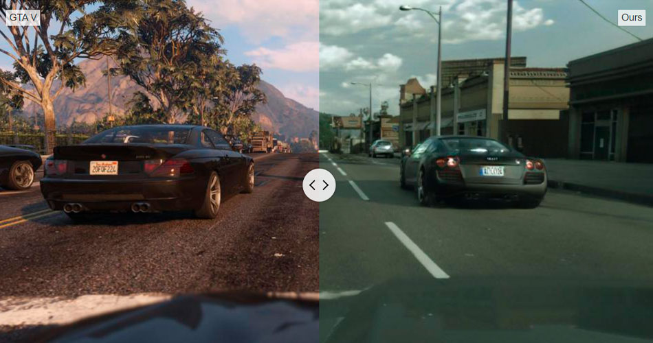Pesquisadores tornam GTA V foto realista usando redes neurais