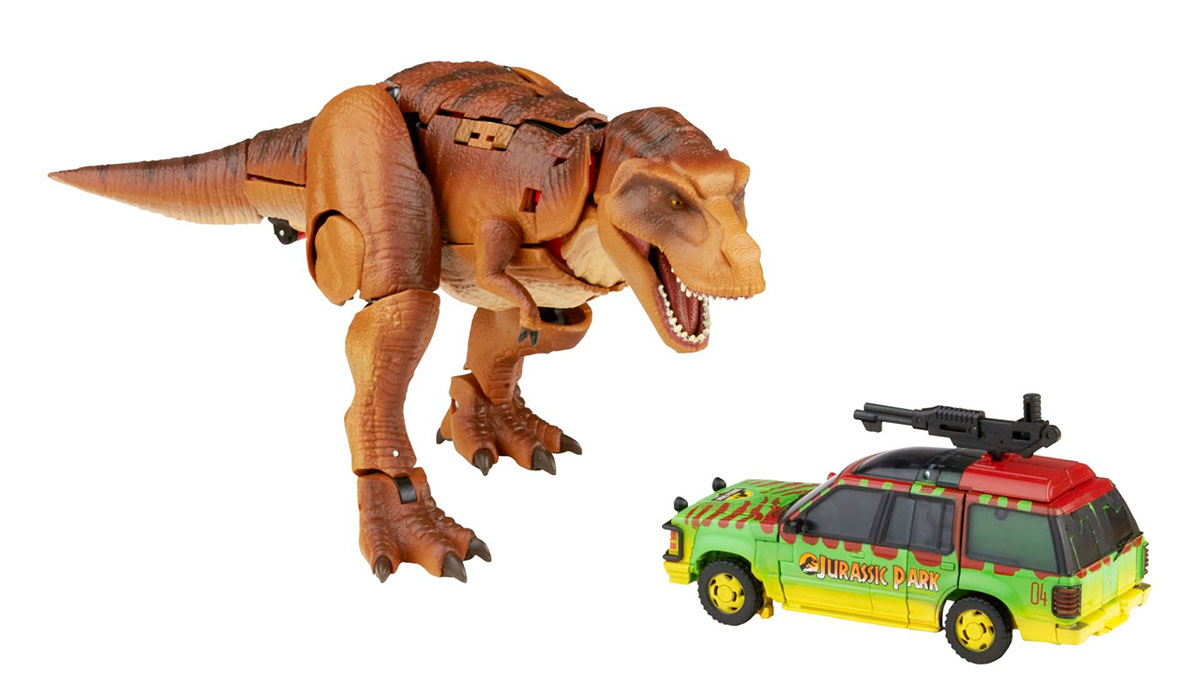 Transformers e Jurassic Park se juntam nova coleção de brinquedos