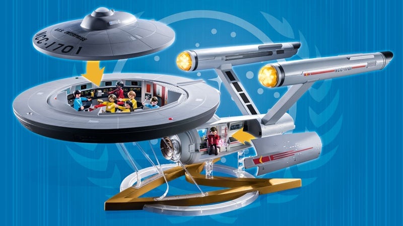 Enterprise da Playmobil: a enorme nave do Star Trek