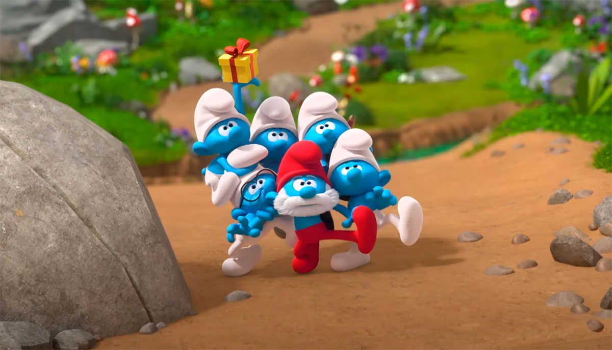 Os Smurfs estão de volta a TV, agora em animação 3D