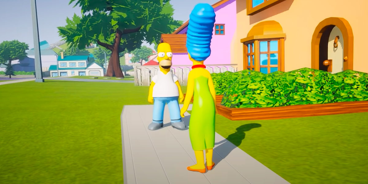 Youtuber recria The Simpsons: Hit and Run na Unreal Engine 5