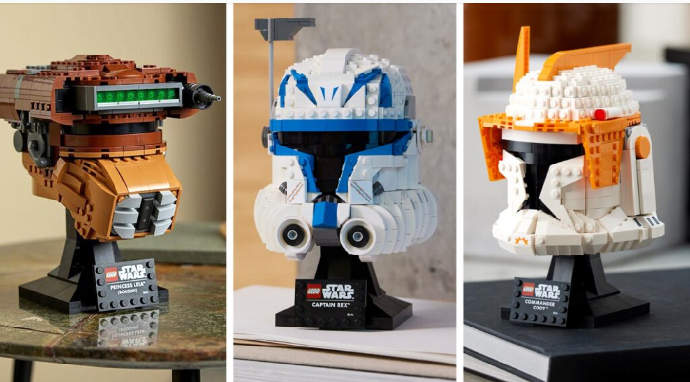 LEGO do Clone Wars traz capacetes do Capitão Rex e Comandante Clone Cody