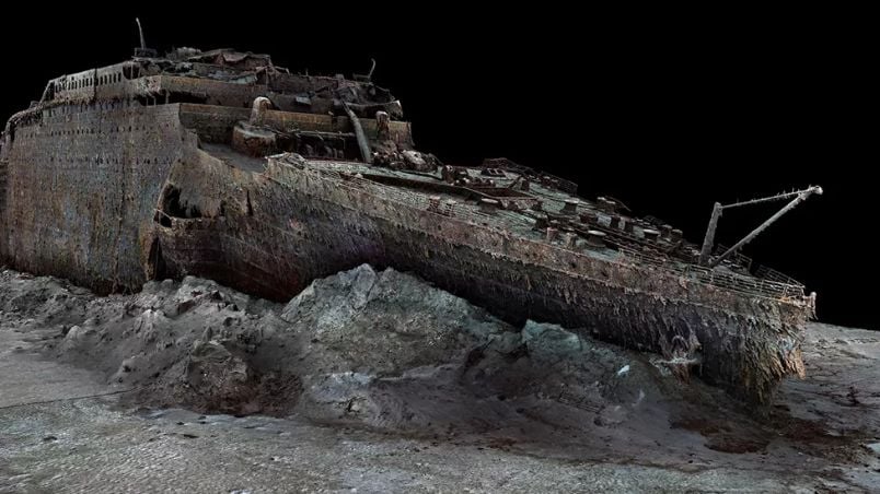 Fotos do Titanic afundado em detalhes mostram como o navio está atualmente