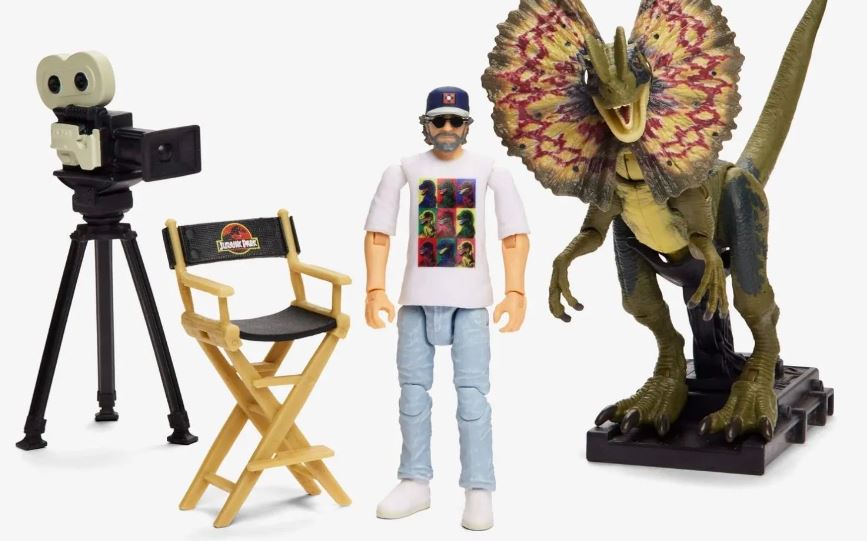 Boneco de Steven Spielberg é novidade entre figuras de ação do Jurassic Park